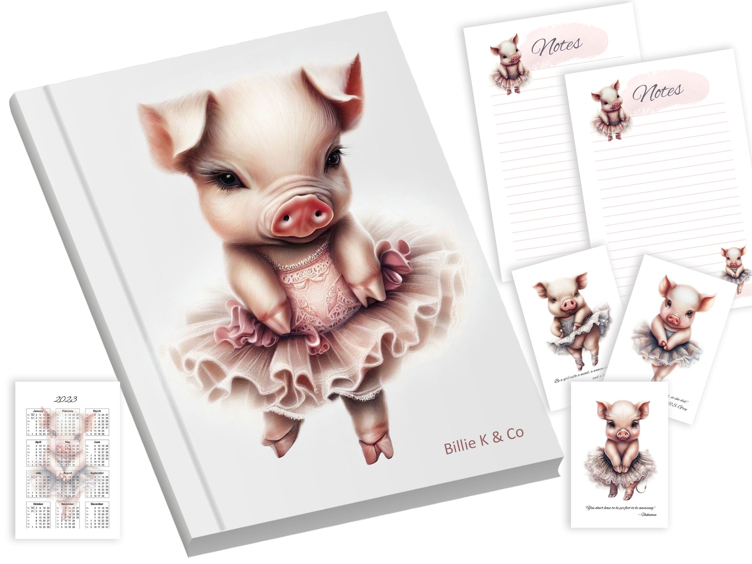 Billie K & Co Notebooks, Journals & Stickers