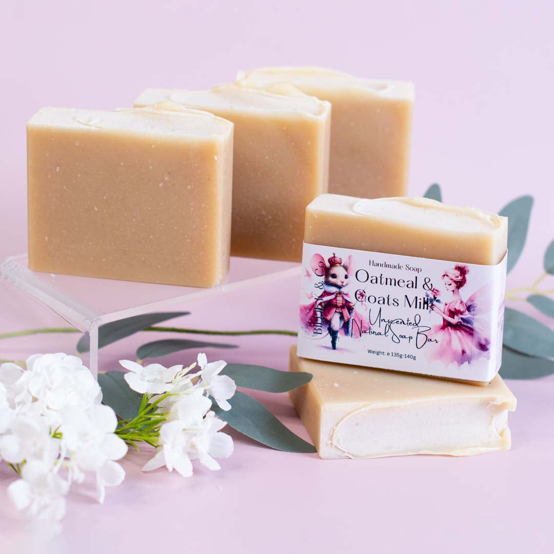 Natural Soap Bar - Oatmeal & Goats Milk (Unscented)