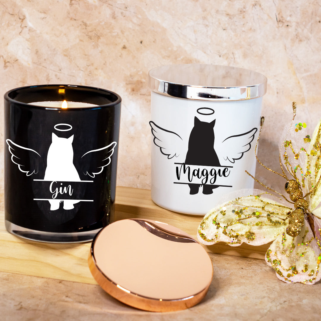 Candles - Pet Memorial, Angel Cat