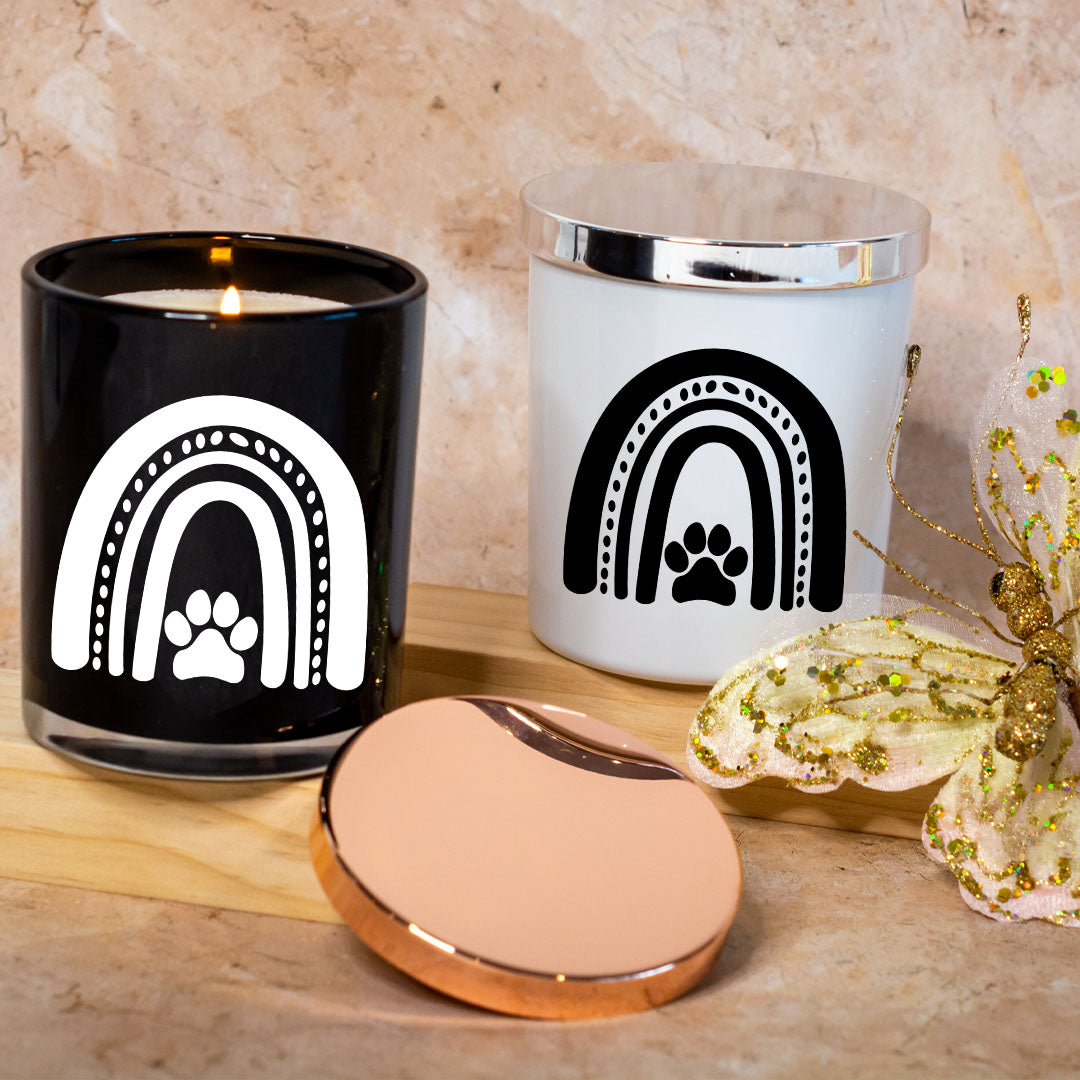 Candles - Pet Memorial, Rainbow Paw