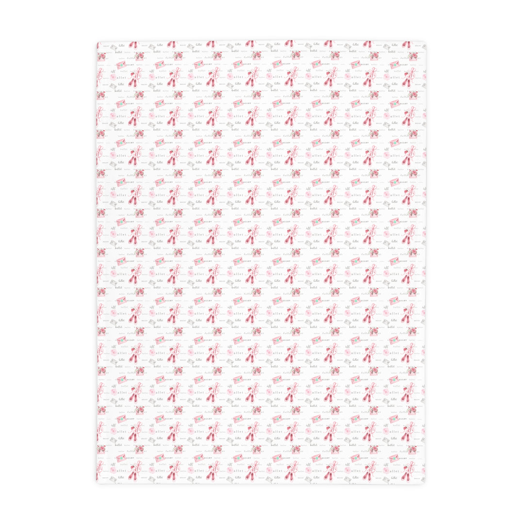 Plush Fleece Blanket - Ballet Shoes