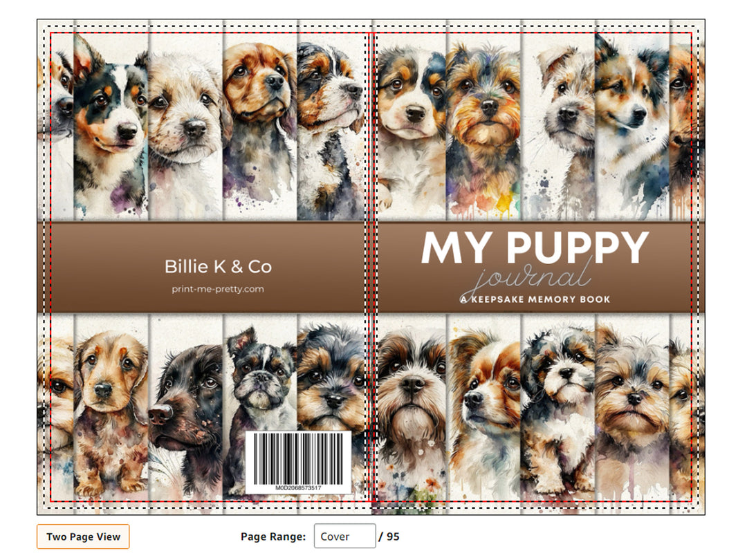 My Puppy Journal - A Keepsake Memory Book