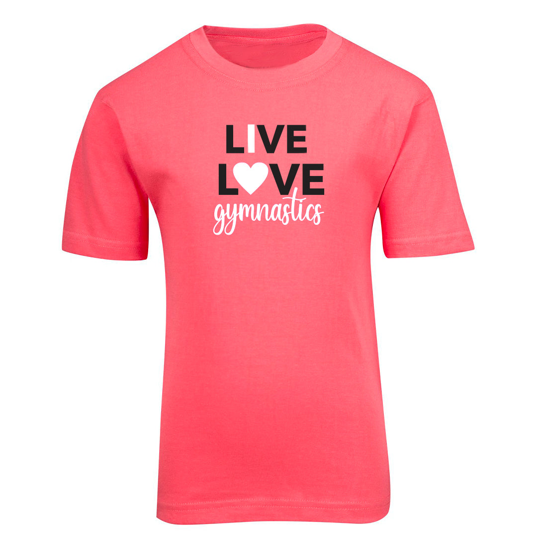 Gymnastics Tee - Live Love Gymnastics