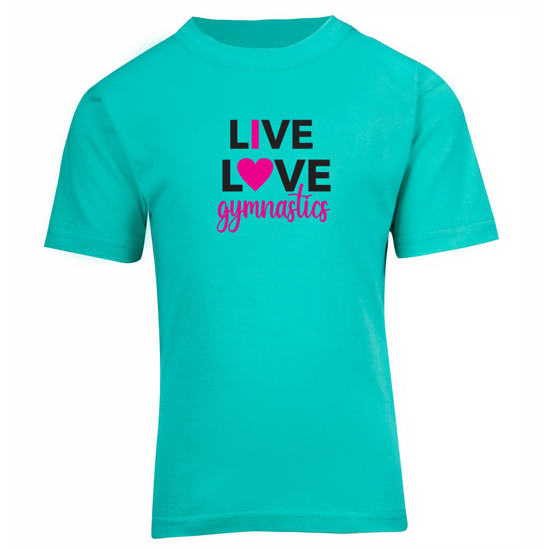 Gymnastics Tee - Live Love Gymnastics