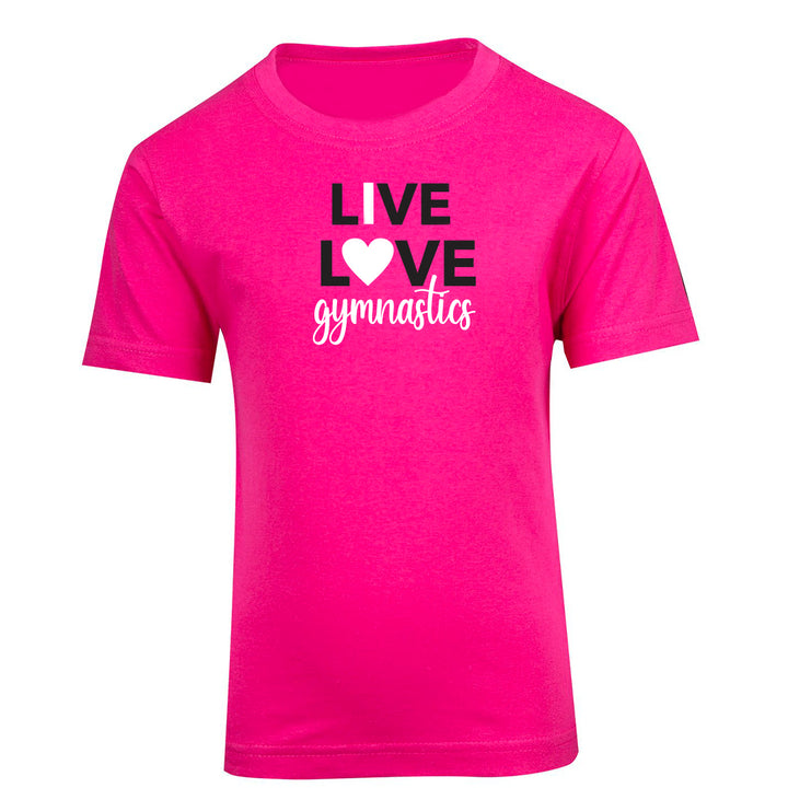 Gymnastics Tee - Live Love Gymnastics