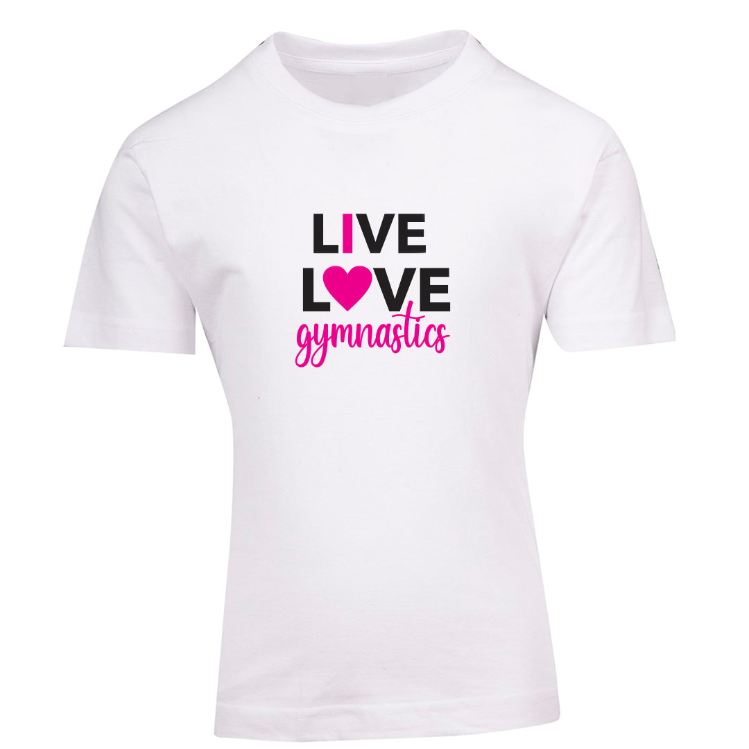 Gymnastics Tee - Live Love Gymnastics