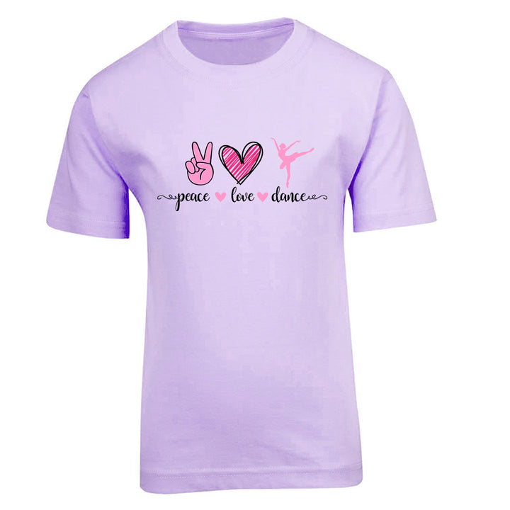 Dance Tee - Peace Love Dance - Ballet