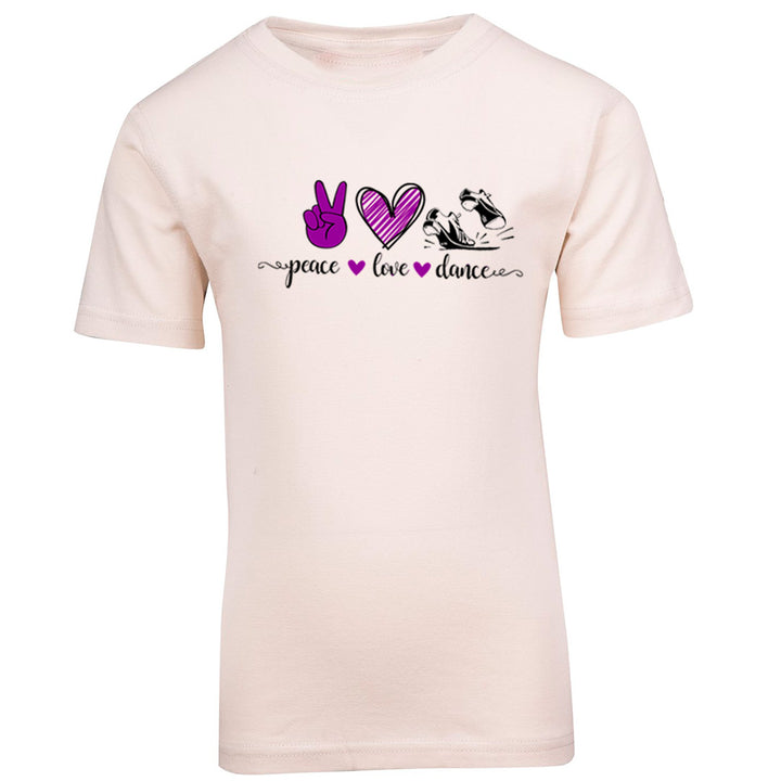 Dance Tee - Peace, Love, Dance - Tap