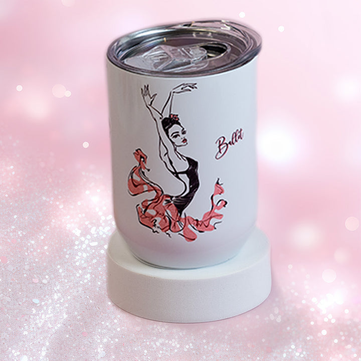 12oz Stemless Wine Tumblers  - Pink Ballet