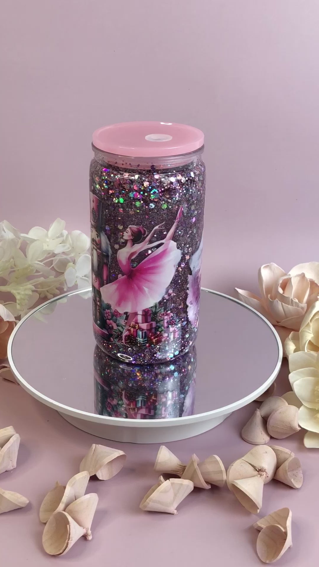 Snow Globe Tumbler - Nutcracker