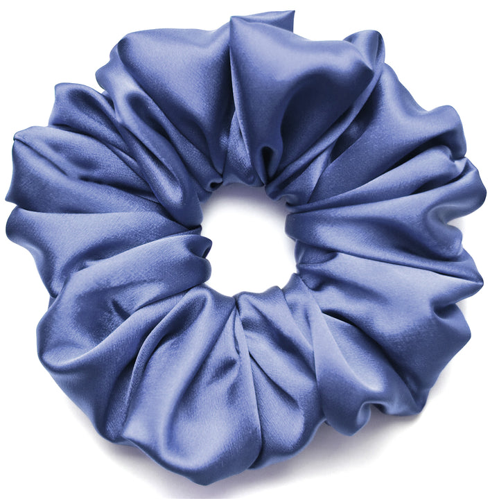 XL Satin Scrunchie - Blue